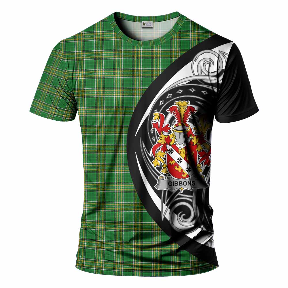 Tartan Vibes Clothing Gibbons Irish Clan T-Shirt Celtic Circle Style