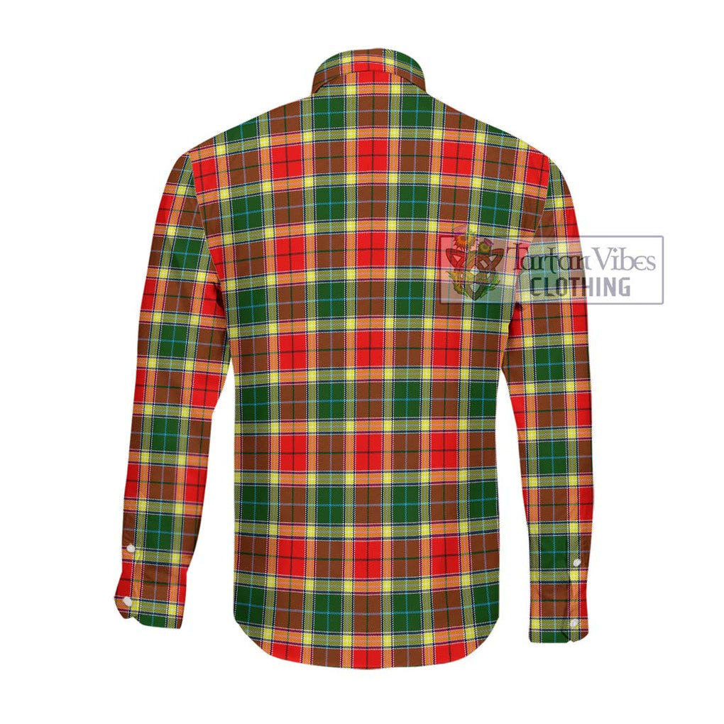 Gibbs Tartan Long Sleeve Button Shirt with Family Crest DNA In Me Style - Tartanvibesclothing Shop