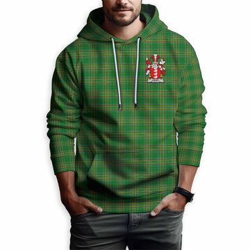 Gibney Irish Clan Tartan Hoodie with Coat of Arms Zip Hoodie - Tartan Vibes Clothing