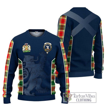 Gibson (Gibbs or Gibsone) Tartan Ugly Sweater with Family Crest and Lion Rampant Vibes Sport Style Unisex - Tartan Vibes Clothing