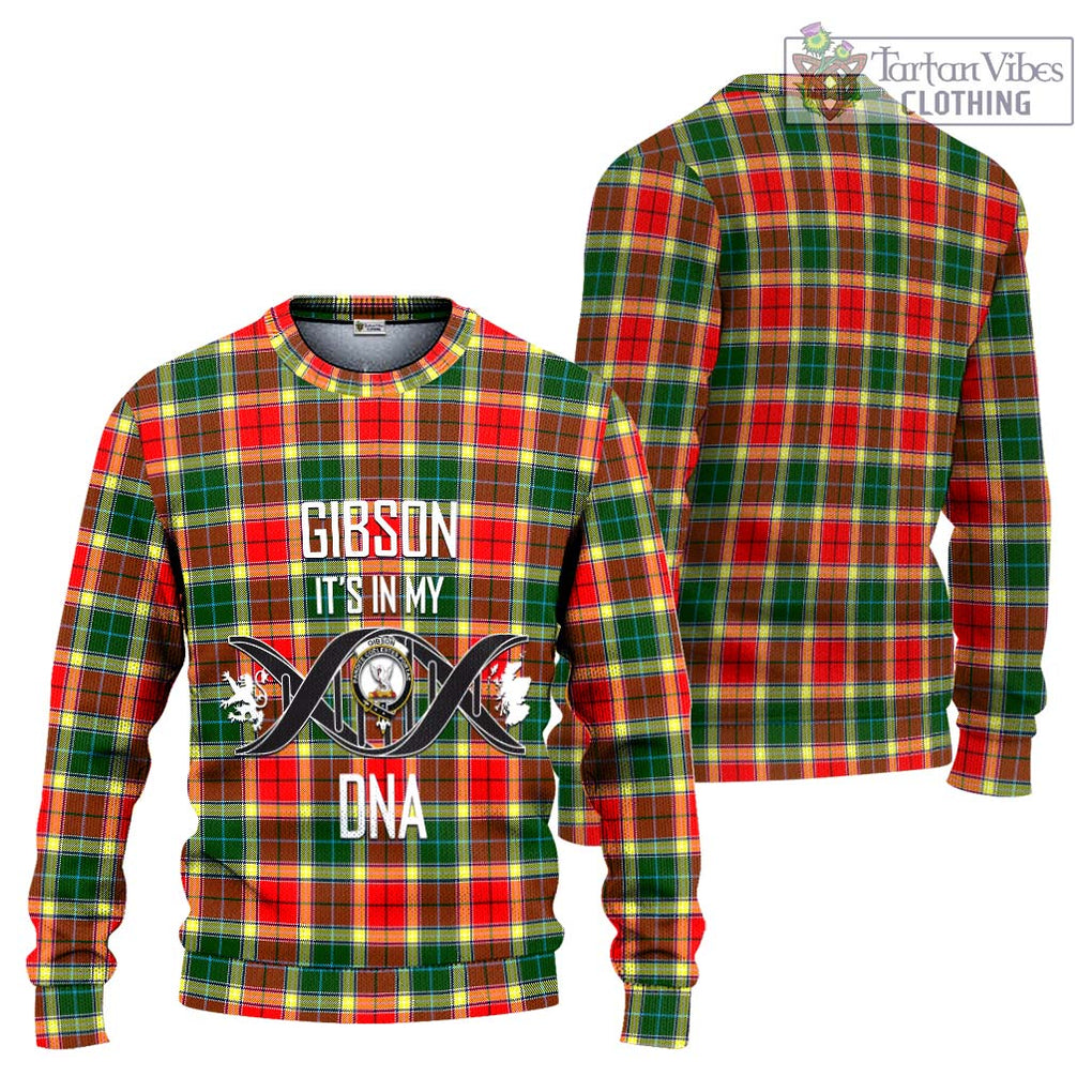 Gibson (Gibbs or Gibsone) Tartan Ugly Sweater with Family Crest DNA In Me Style Unisex - Tartan Vibes Clothing