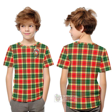Gibson (Gibbs or Gibsone) Tartan Kid T-Shirt with Family Crest Youth XL Size14 - Tartan Vibes Clothing