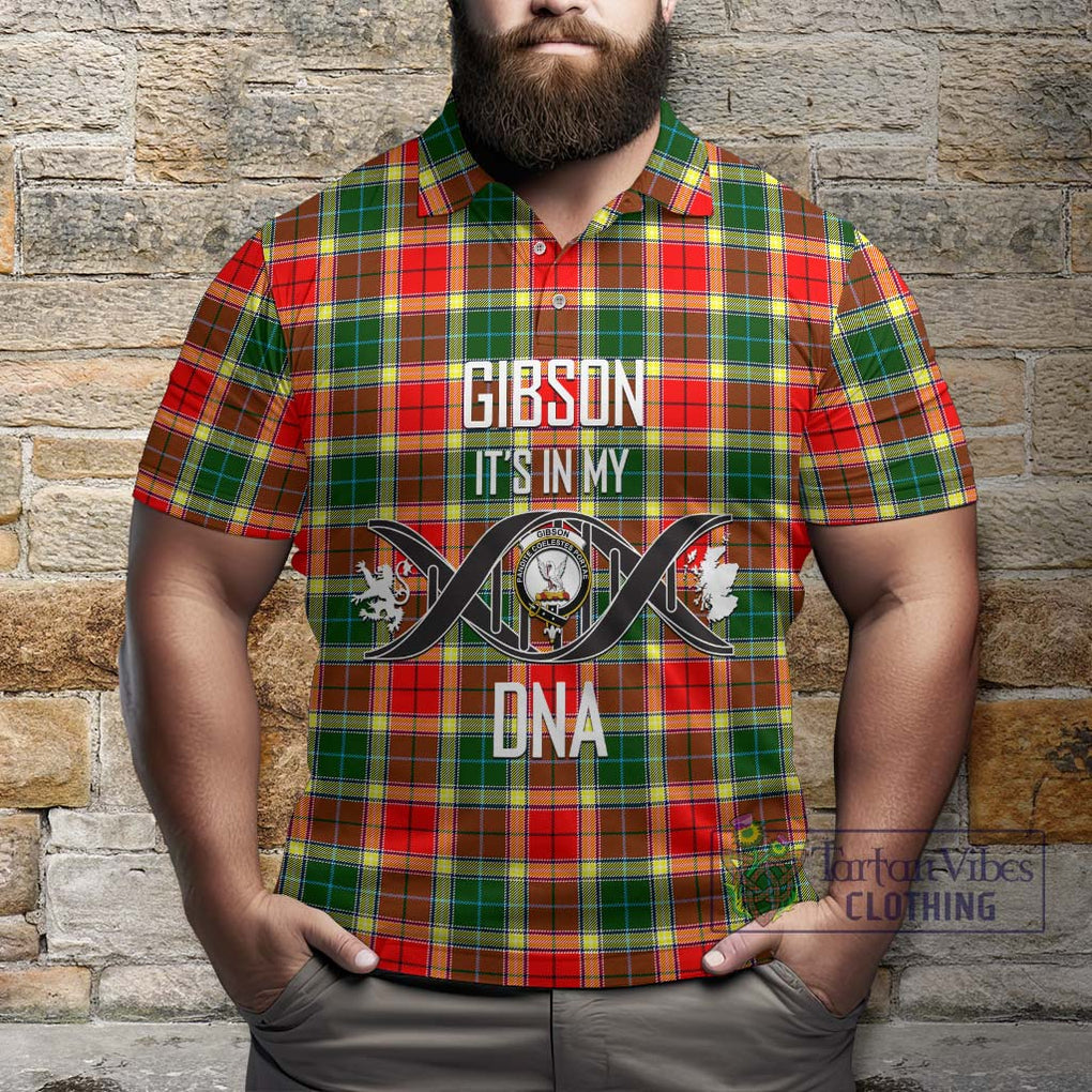 Gibson (Gibbs or Gibsone) Tartan Polo Shirt with Family Crest DNA In Me Style Kid - Tartan Vibes Clothing