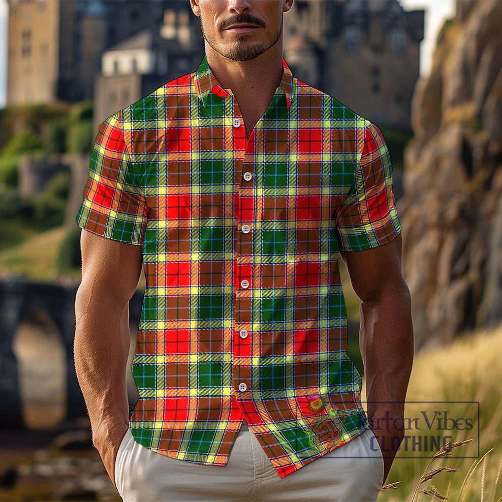 Gibson (Gibbs or Gibsone) Tartan Cotton Hawaiian Shirt Kid - Tartan Vibes Clothing