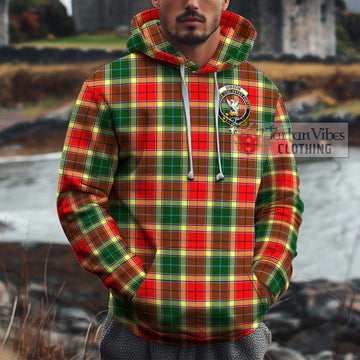 Gibson (Gibbs or Gibsone) Tartan Cotton Hoodie with Family Crest Zip Hoodie - Tartan Vibes Clothing
