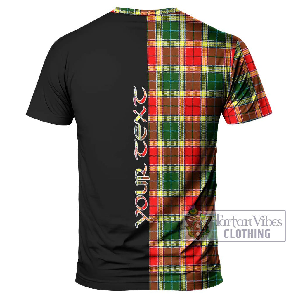 Gibson (Gibbs or Gibsone) Tartan T-Shirt with Family Crest and Half Of Me Style - Tartanvibesclothing Shop