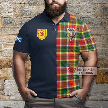 Gibson (Gibbs or Gibsone) Tartan Polo Shirt Alba with Scottish Lion Royal Arm Half Style - Tartan Vibes Clothing