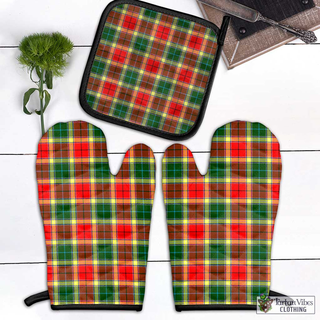Gibson (Gibbs or Gibsone) Tartan Combo Oven Mitt & Pot-Holder - Tartan Vibes Clothing