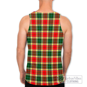 Gibson (Gibbs or Gibsone) Tartan Men's Tank Top with Family Crest DNA In Me Style - Tartan Vibes Clothing