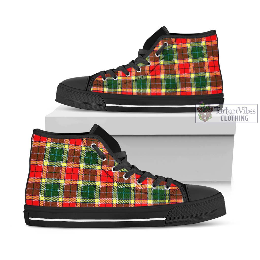 Gibson (Gibbs or Gibsone) Tartan High Top Shoes - Tartan Vibes Clothing