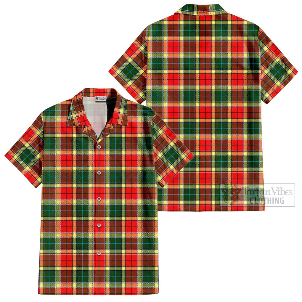 Gibson (Gibbs or Gibsone) Tartan Cotton Hawaiian Shirt - Tartan Vibes Clothing