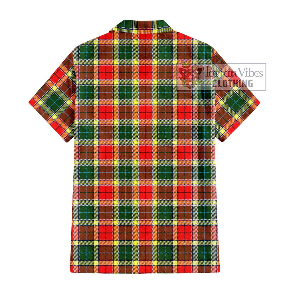 Gibson (Gibbs or Gibsone) Tartan Hawaiian Shirt with Family Crest DNA In Me Style - Tartan Vibes Clothing