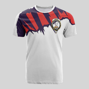 Gibson (Gibbs or Gibsone) Clan Crest Cotton T-shirt with Retro Sport Style Kid's Shirt - 2D-tartanvibesclothing