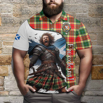 Gibson (Gibbs or Gibsone) Crest Tartan Polo Shirt Inspired by the Freedom of Scottish Warrior Kid - Tartan Vibes Clothing