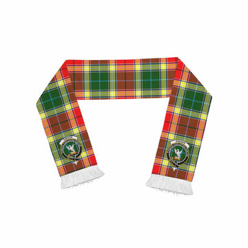 Gibson (Gibbs or Gibsone) Tartan Ruffneck Scarf with Family Crest