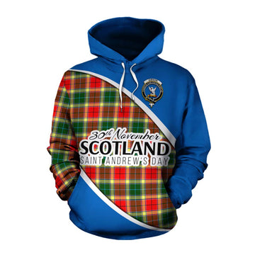 Gibson (Gibbs or Gibsone) Family Crest Tartan Cotton Hoodie Celebrate Saint Andrew's Day in Style Pullover Hoodie XS - Tartan Vibes Clothing