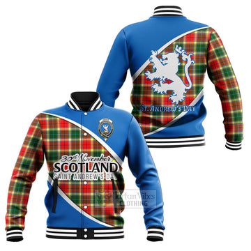 Gibson (Gibbs or Gibsone) Family Crest Tartan Baseball Jacket Celebrate Saint Andrew's Day in Style Unisex - Tartan Vibes Clothing
