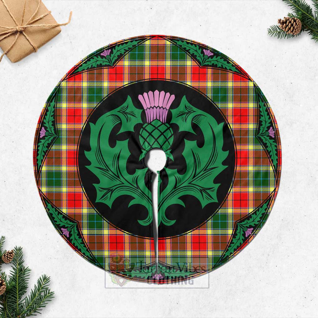 Gibson (Gibbs or Gibsone) Tartan Christmas Tree Skirt Scottish Thistle Style Casual Tree Skirts - Tartan Vibes Clothing