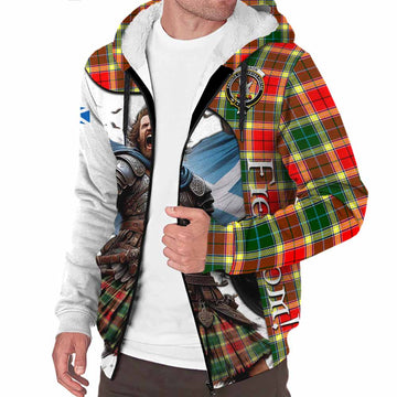 Gibson (Gibbs or Gibsone) Crest Tartan Sherpa Hoodie Inspired by the Freedom of Scottish Warrior Unisex S - Tartan Vibes Clothing