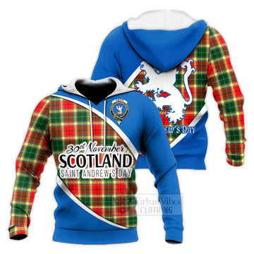 Gibson (Gibbs or Gibsone) Family Crest Tartan Knitted Hoodie Celebrate Saint Andrew's Day in Style Unisex Knitted Pullover Hoodie - Tartan Vibes Clothing