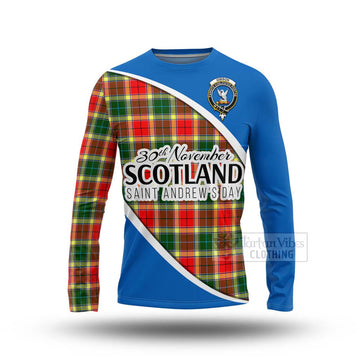 Gibson (Gibbs or Gibsone) Family Crest Tartan Long Sleeve T-Shirt Celebrate Saint Andrew's Day in Style Unisex - Tartan Vibes Clothing