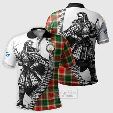 Gibson (Gibbs or Gibsone) Tartan Clan Crest Polo Shirt with Highlander Warrior Celtic Style Kid - Tartan Vibes Clothing