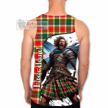 Gibson (Gibbs or Gibsone) Crest Tartan Men's Tank Top Inspired by the Freedom of Scottish Warrior - Tartan Vibes Clothing