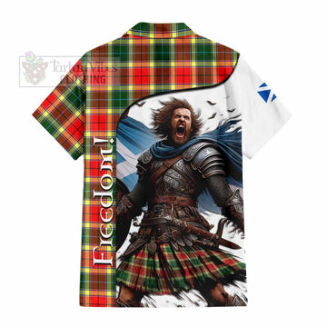 Gibson (Gibbs or Gibsone) Crest Tartan Hawaiian Shirt Inspired by the Freedom of Scottish Warrior - Tartan Vibes Clothing