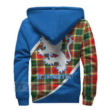 Gibson (Gibbs or Gibsone) Family Crest Tartan Sherpa Hoodie Celebrate Saint Andrew's Day in Style - Tartan Vibes Clothing