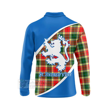 Gibson (Gibbs or Gibsone) Family Crest Tartan Long Sleeve Polo Shirt Celebrate Saint Andrew's Day in Style - Tartan Vibes Clothing