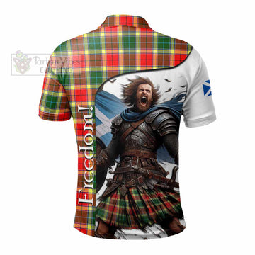 Gibson (Gibbs or Gibsone) Crest Tartan Polo Shirt Inspired by the Freedom of Scottish Warrior - Tartan Vibes Clothing