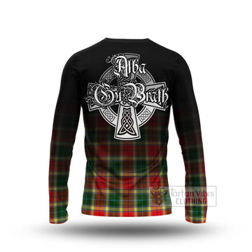 Gibson (Gibbs or Gibsone) Tartan Long Sleeve T-Shirt Featuring Alba Gu Brath Family Crest Celtic Inspired - Tartan Vibes Clothing