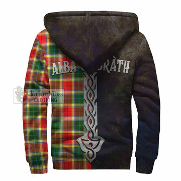 Gibson (Gibbs or Gibsone) Tartan Family Crest Sherpa Hoodie Alba Gu Brath Be Brave Lion Ancient Style - Tartan Vibes Clothing