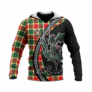 Gibson (Gibbs or Gibsone) Family Crest Tartan Knitted Hoodie Alba Thistle Inspired - Tartan Vibes Clothing