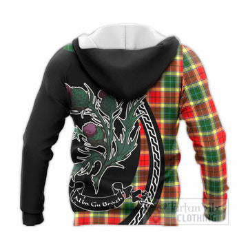Gibson (Gibbs or Gibsone) Family Crest Tartan Knitted Hoodie Alba Thistle Inspired - Tartan Vibes Clothing