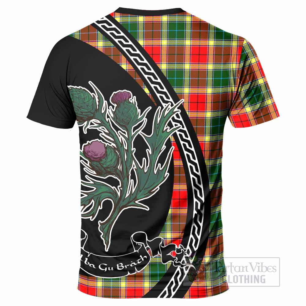 Gibson (Gibbs or Gibsone) Family Crest Tartan T-Shirt Alba Thistle Inspired - Tartan Vibes Clothing