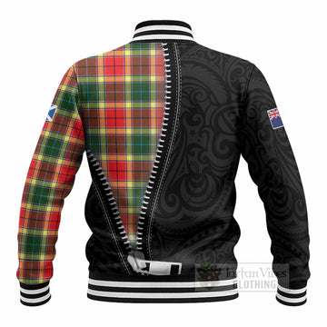 Gibson (Gibbs or Gibsone) Tartan Baseball Jacket New Zealand Pattern Unique Zipper Stylized
