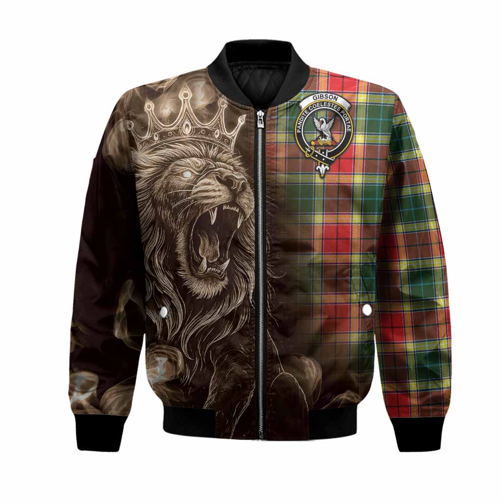 Gibson (Gibbs or Gibsone) Tartan Bomber Jacket Roaring Lion Heritage