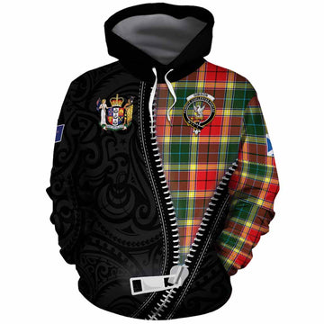 Gibson (Gibbs or Gibsone) Tartan Cotton Hoodie New Zealand Pattern Unique Zipper Stylized
