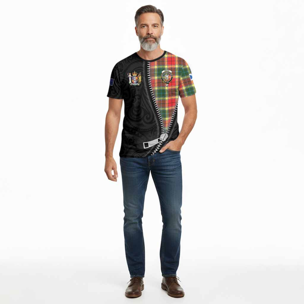 Gibson (Gibbs or Gibsone) Tartan Cotton T-shirt New Zealand Pattern Unique Zipper Stylized