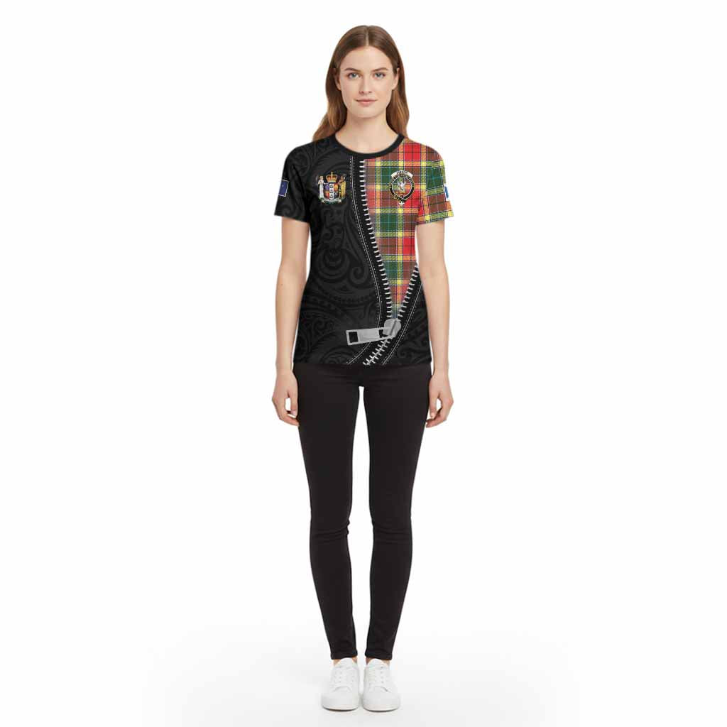 Gibson (Gibbs or Gibsone) Tartan Cotton T-shirt New Zealand Pattern Unique Zipper Stylized