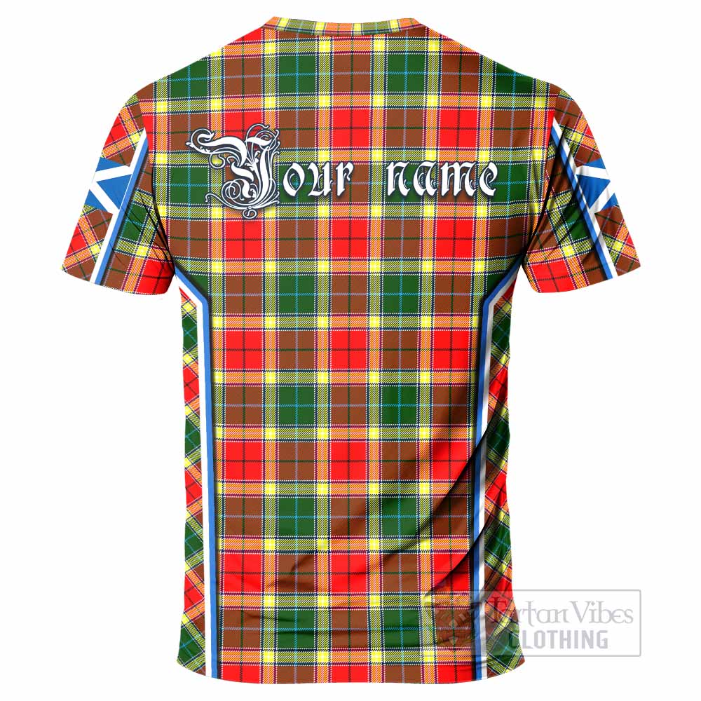 Gibson (Gibbs or Gibsone) Tartan Crest T-shirt Scotland Coat of Arm Flag Style - Tartan Vibes Clothing
