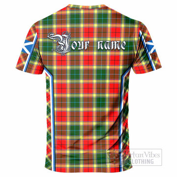 Gibson (Gibbs or Gibsone) Tartan Crest T-shirt Scotland Coat of Arm Flag Style