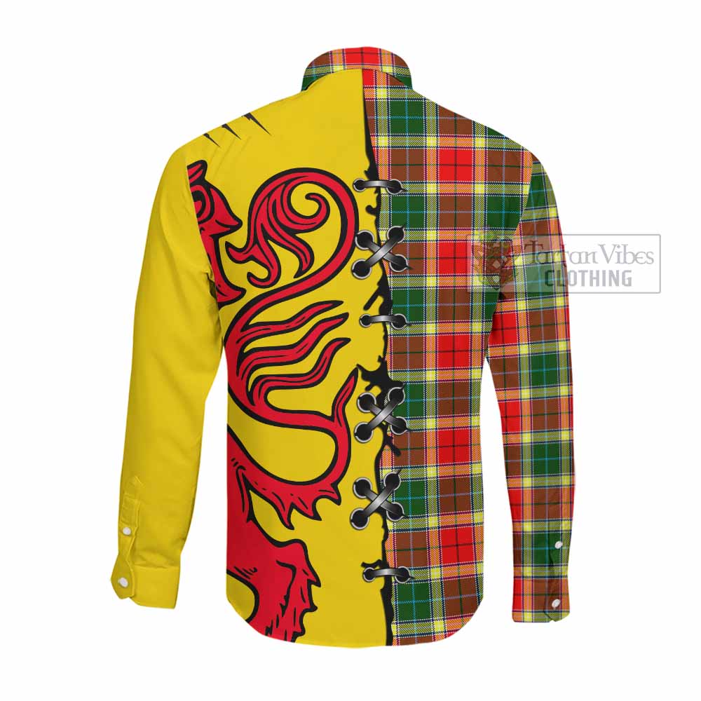 Gibson (Gibbs or Gibsone) Tartan Family Crest Long Sleeve Button Shirts Lion Rampant Honor - Tartan Vibes Clothing