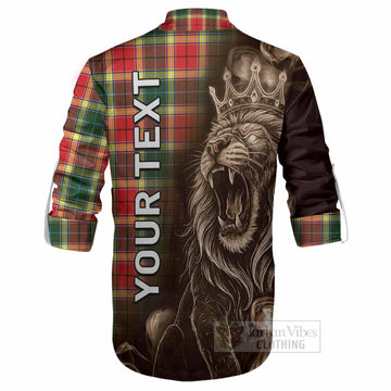 Gibson (Gibbs or Gibsone) Tartan Ghillie Shirt Roaring Lion Heritage