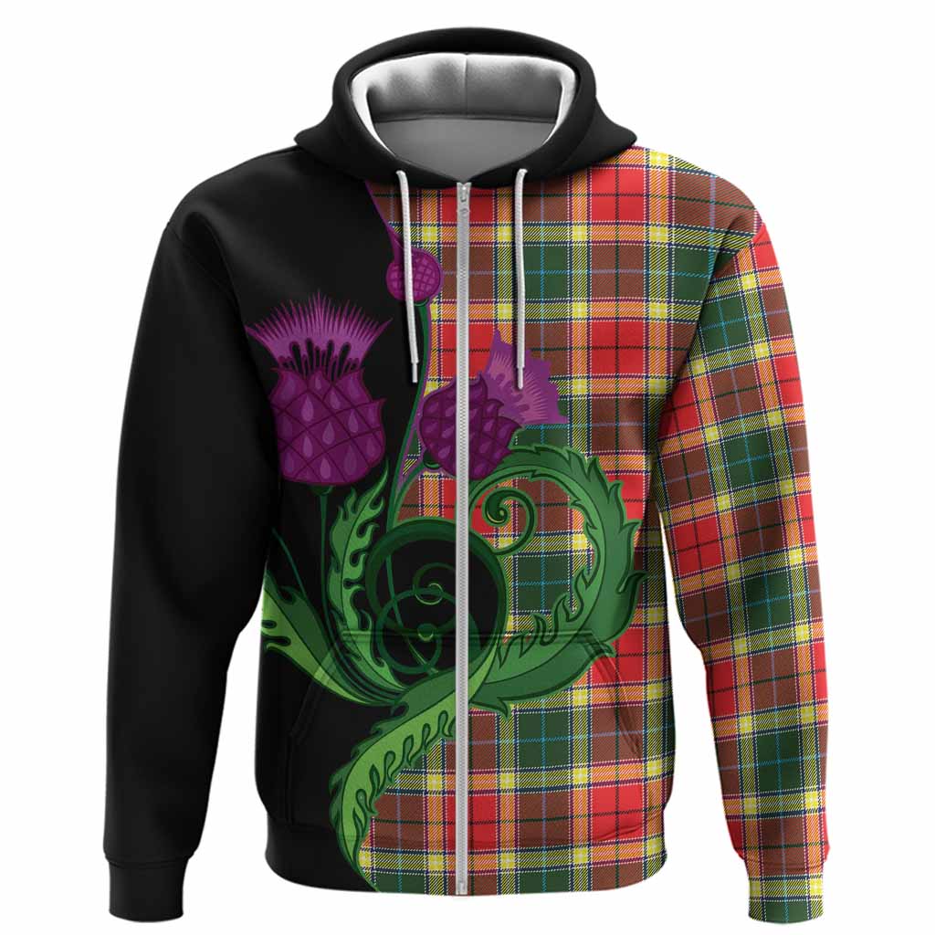 Gibson (Gibbs or Gibsone) Tartan Hoodie Traditional Scottish Thistle