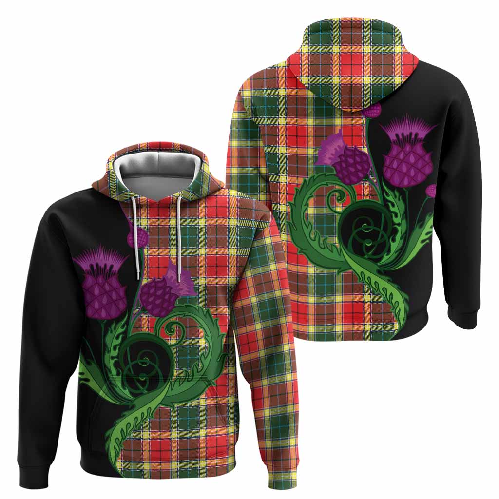Gibson (Gibbs or Gibsone) Tartan Hoodie Traditional Scottish Thistle