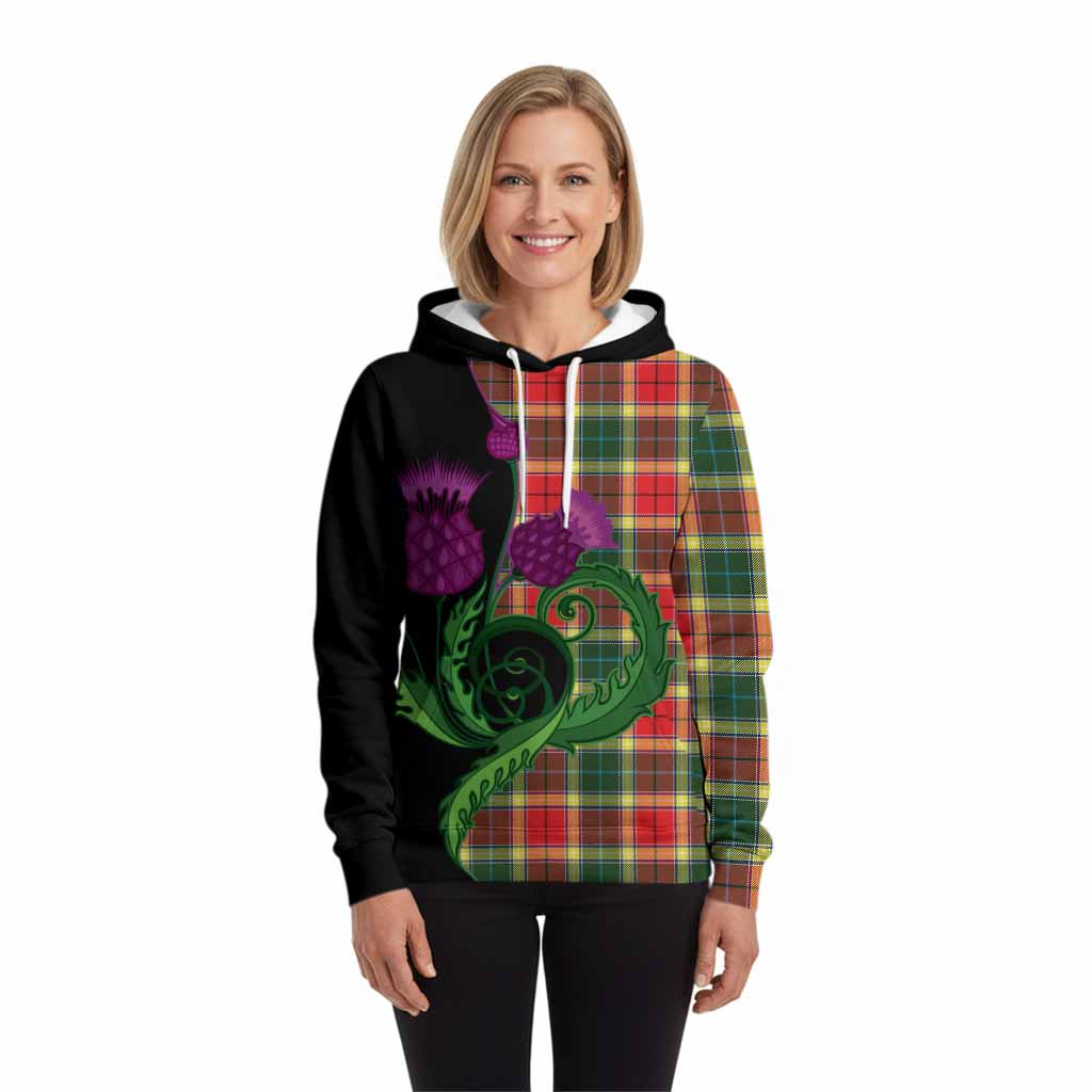 Gibson (Gibbs or Gibsone) Tartan Hoodie Traditional Scottish Thistle