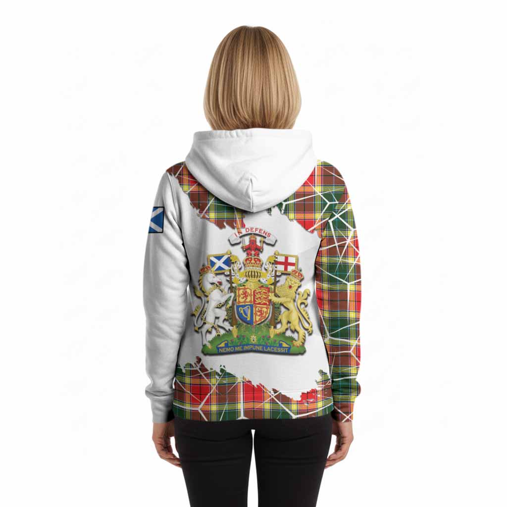 Gibson (Gibbs or Gibsone) Tartan Hoodie with Family Crest and Lion Rampant Grunge Style