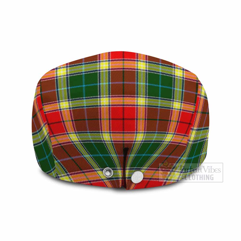 Gibson (Gibbs or Gibsone) Tartan Jeff Cap, Tartan Flat Cap